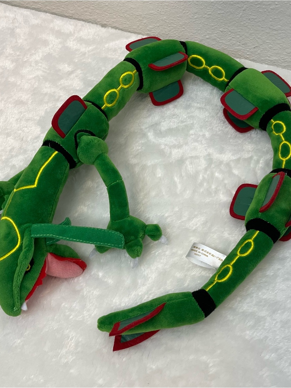 Pokemon Center 30" Rayquaza Poseable Bendable Plush Dragon 2018 Japan - Picture 5 of 6